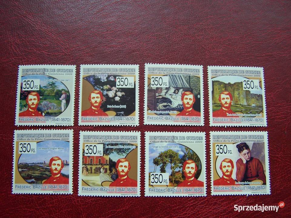 Gwinea 2009 MNH Sztuka Malarstwo F Bazille Tychy