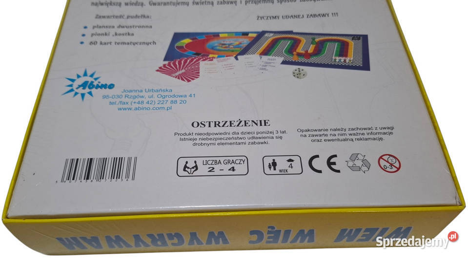 Wiem więc wygrywam Quiz edukacyjny Junior Albino Czeladź