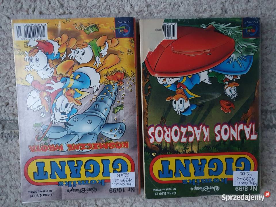 Komiks Gigant zestaw 7 tomów 1999 Gdynia sprzedam