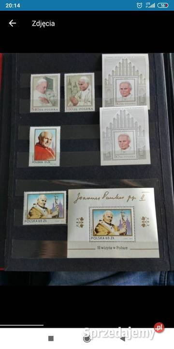 Znaczki Jan Paweł 2 Polska Bolesławiec