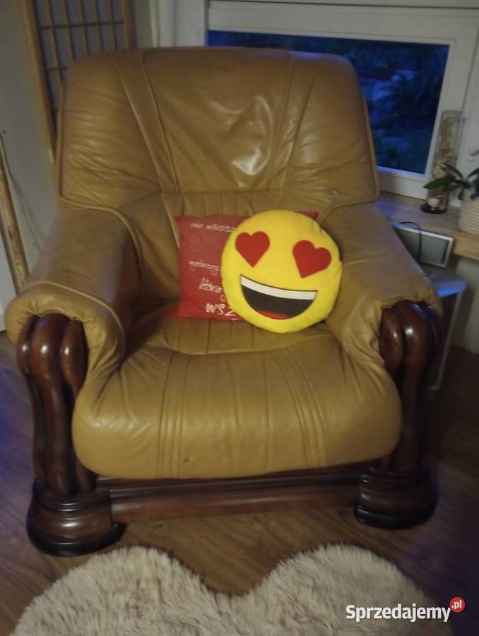 Sofa skórzana rozkładana Piława Górna