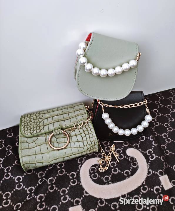 PROMOCJALATOPiękne mini torebkiKhaki i czarny Warszawa sprzedam