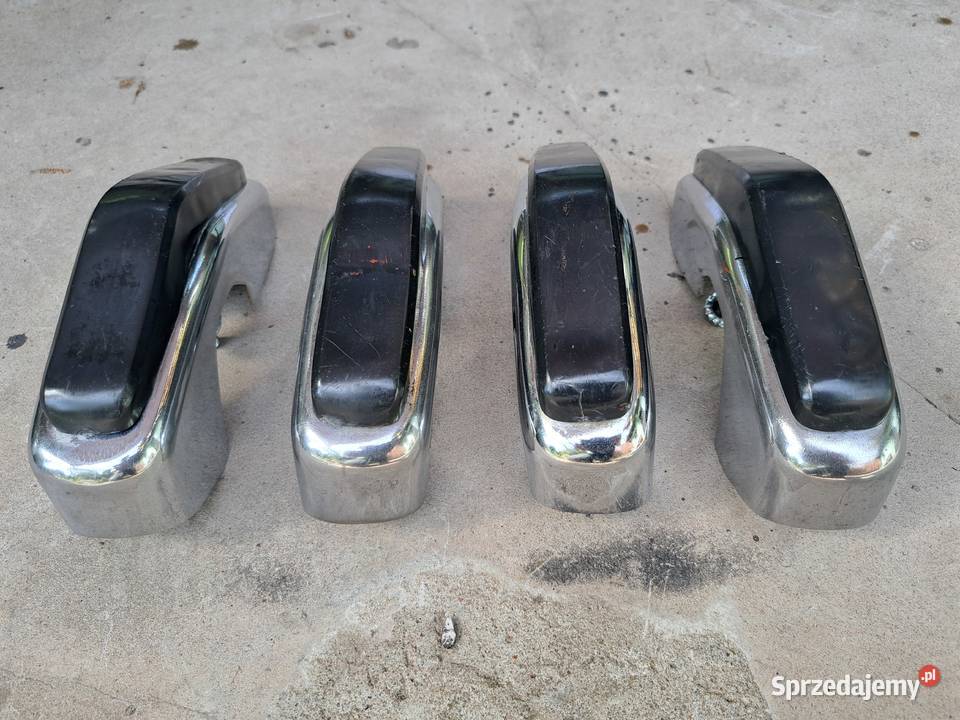 Fiat 125p ST kły do zderzaka chrom komplet 4