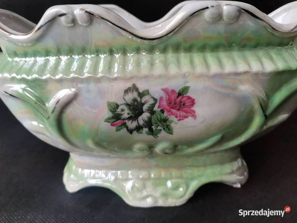 Stara porcelanowa żardiniera porcelana