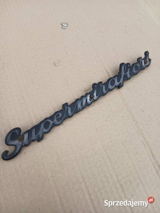 Fiat 131 Supermirafiori Emblemat znaczek Pajęczno
