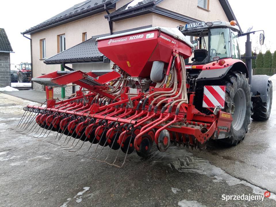 Zestaw uprawowo siewny 3m Kverneland Accord Kijany