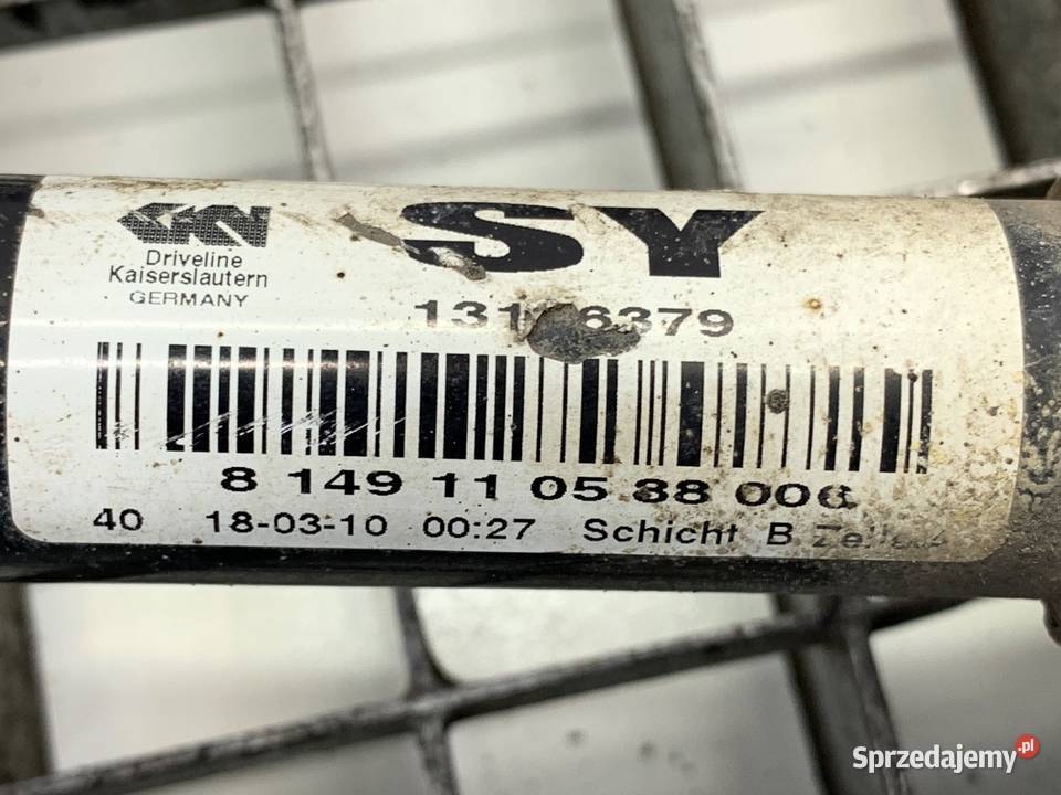 PÓŁOŚ LEWY PRZÓD OPEL ASTRA H 16 116 0414 osobowe podkarpackie