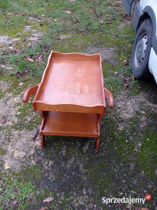 Ława dębowa wózek barowy dębowy lubelskie Lubycza Królewska