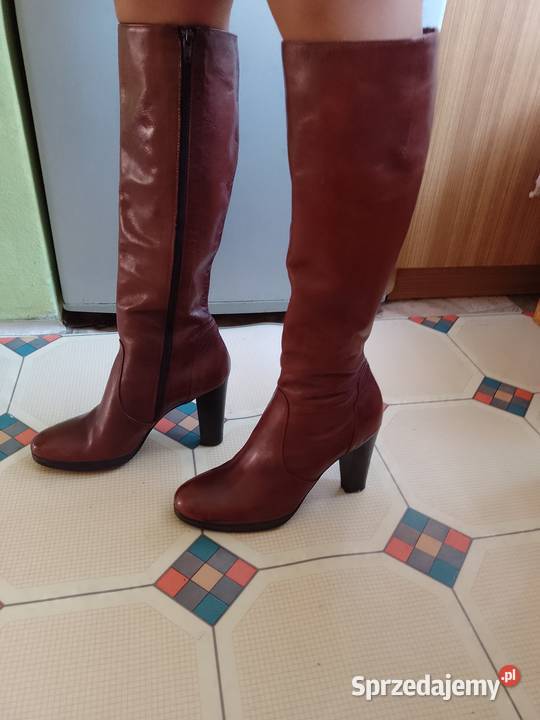 41 Real Leather Skórzane Kozaki z Madrytu Top Kraków