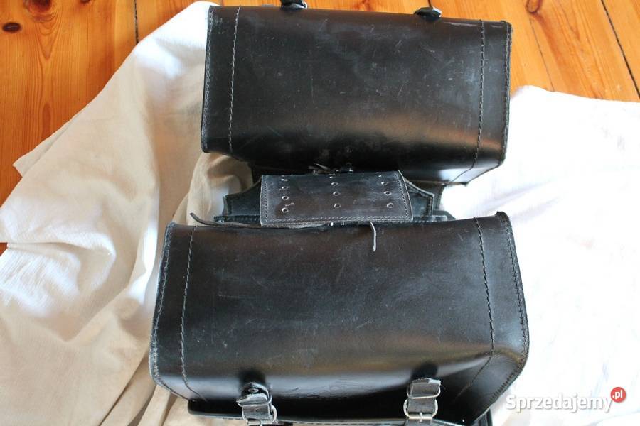 Sprzedam sakwy motocyklowe LOUIS skóra zamki Lublin