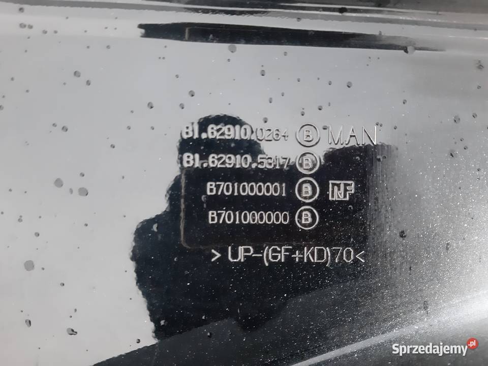MAN TGX SPOILER DACHOWY OWIEWKA 81629100264 Trzciel