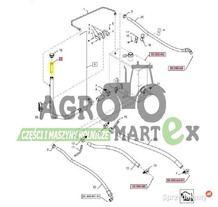 84350015 SITKO FILTRA CNH Wichrów