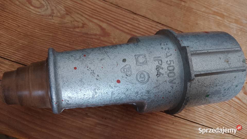 Wtyczka siłowa aluminiowa 63A 500V 4P IP44 Olsztyn sprzedam