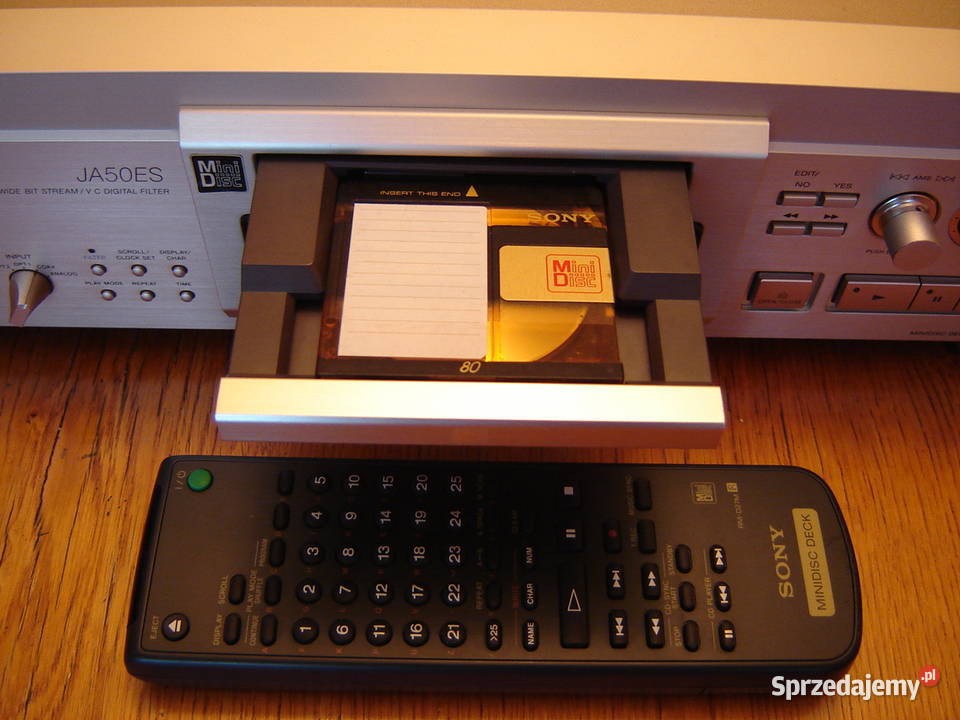 Minidisc Sony MDSJA50 ES z pilotem wielkopolskie Ostrzeszów sprzedam