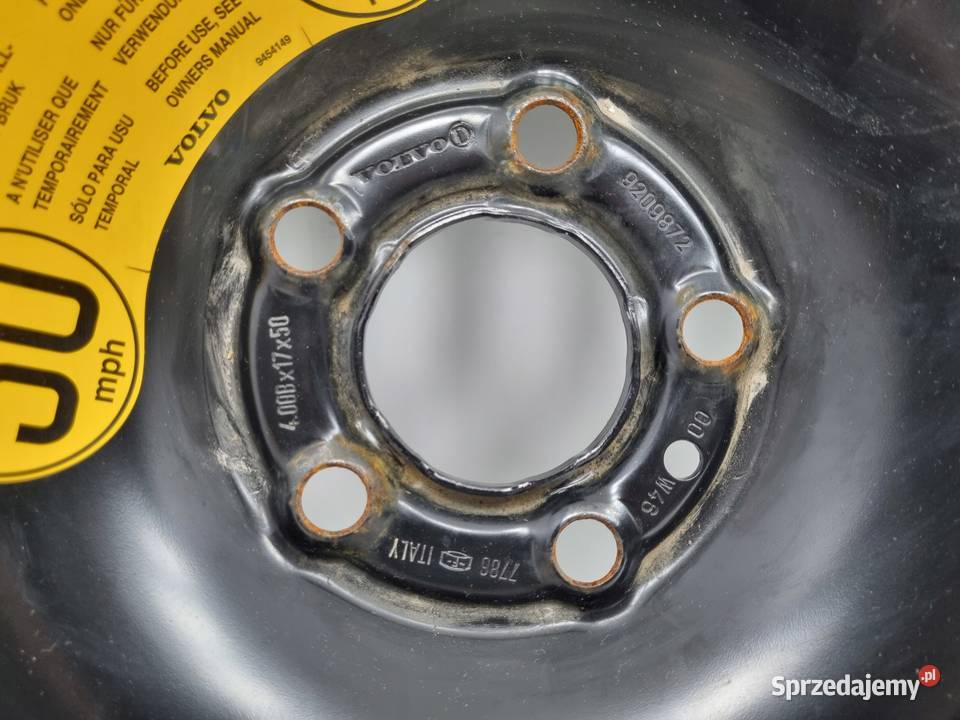 KOŁO DOJAZDOWE 12580 R17 9209872 5x108 Samochodowe Motoryzacja lubelskie Chełm