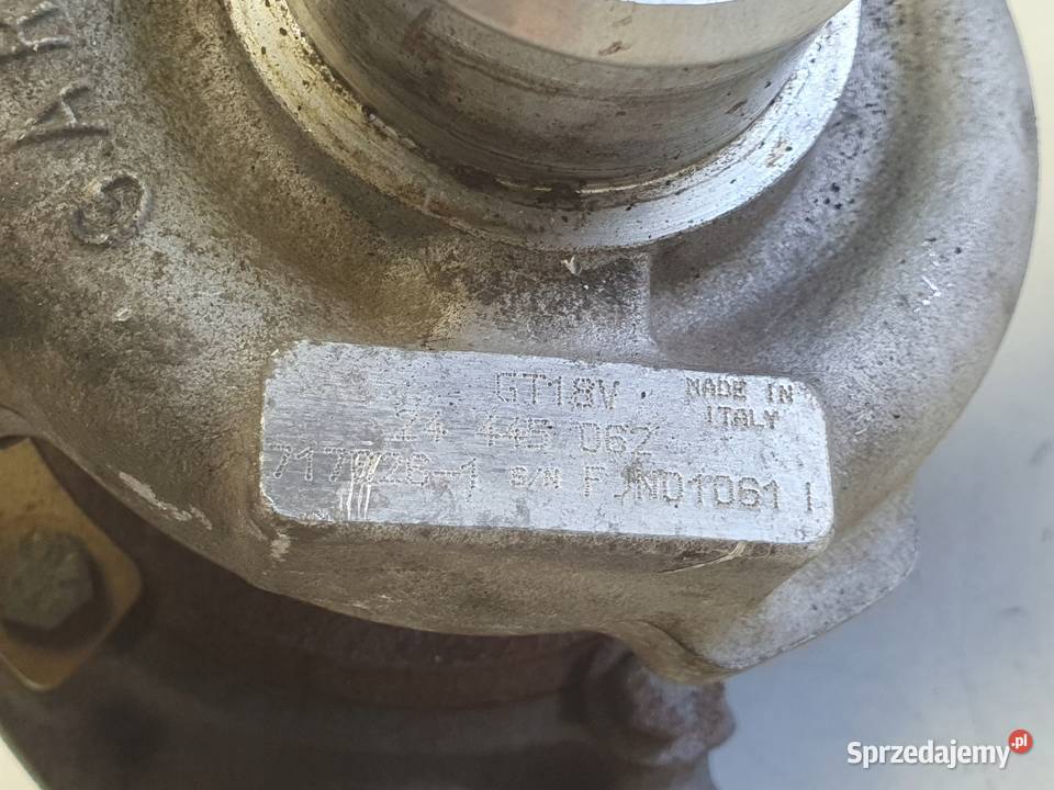 TURBOSPRĘŻARKA Opel Vectra C 22 DTI 24445062 Rudka