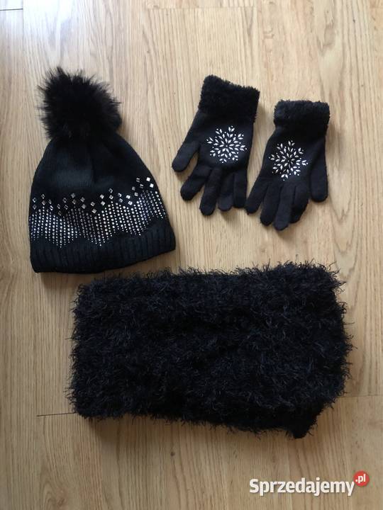 Czarny komplet zimowy kobiety Kłodawa