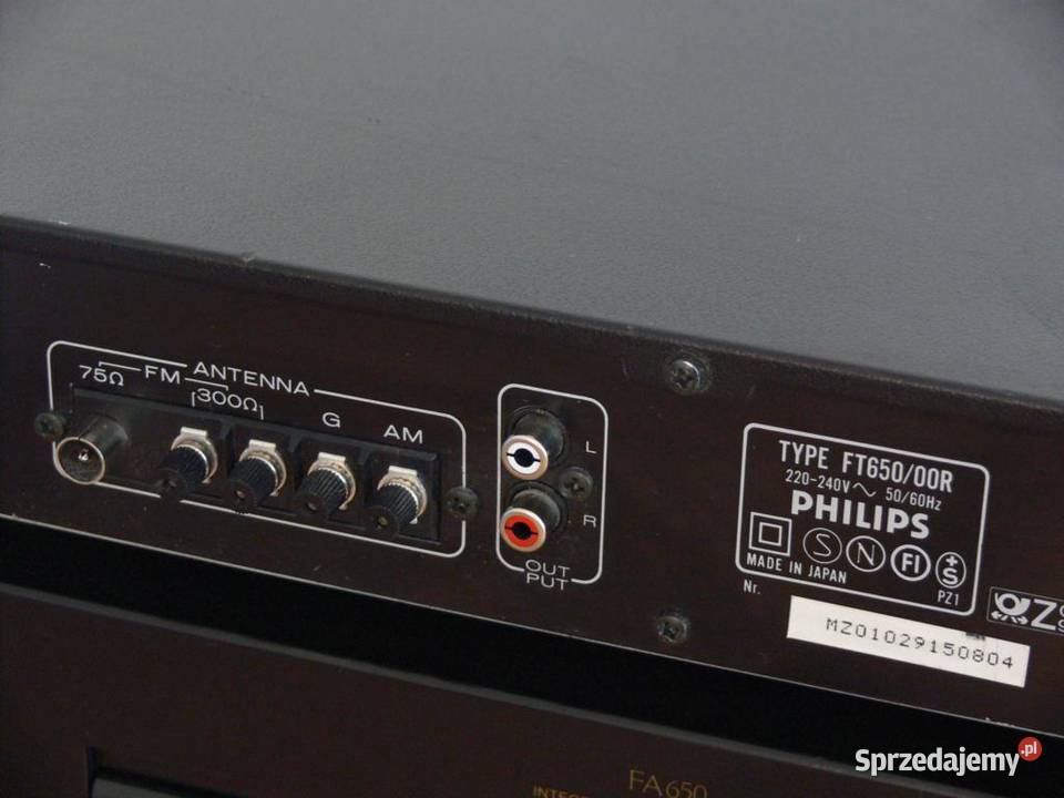 Tuner radiowy cyfrowy Philips FT650 sprawny Amplitunery Jasło