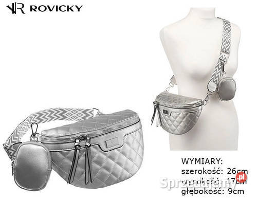 saszetka nerka RNER62953 SILVER podkarpackie Stalowa Wola