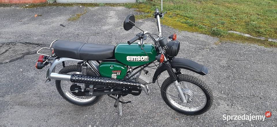 SIMSON S51 Enduro zarejestrowany 4 biegi nowy dwusuwowy lubuskie Rzepin
