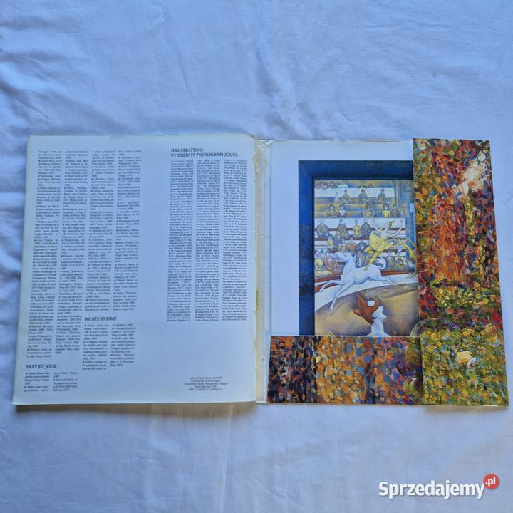 Georges Seurat album w jfrancuskim puentylizm Brzesko