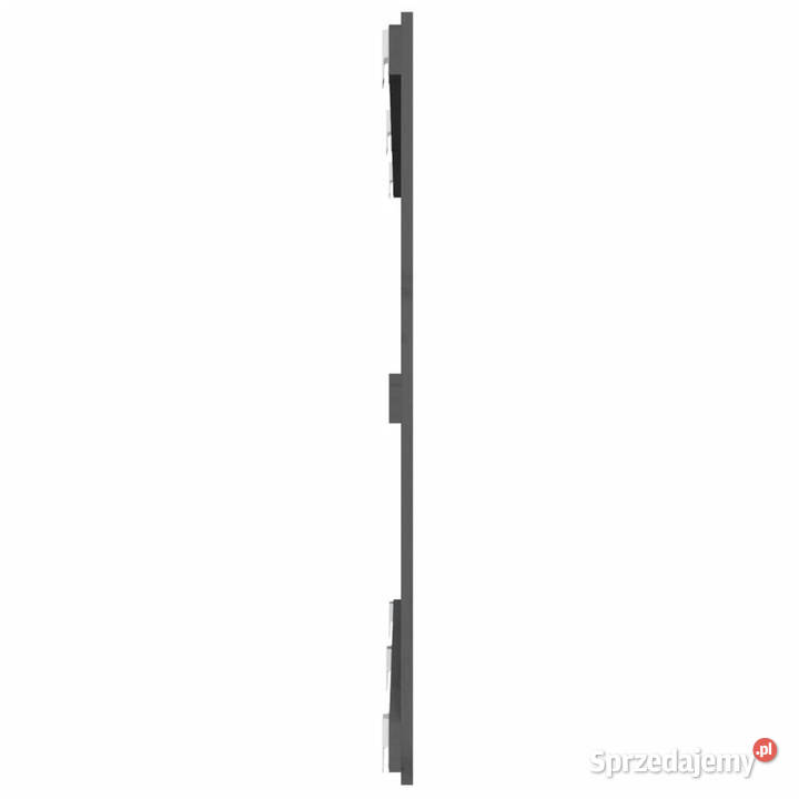Wezgłowie łóżka szare 147x3x90 lite drewno Dom i Ogród Warszawa
