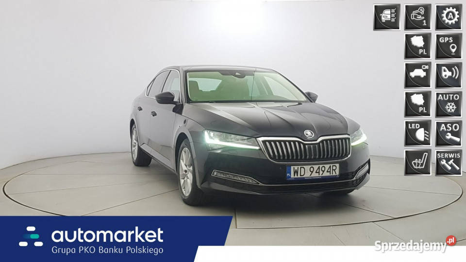 koda Superb 20 TDI SCR Style DSG Z Polskiego 190KM mazowieckie Warszawa