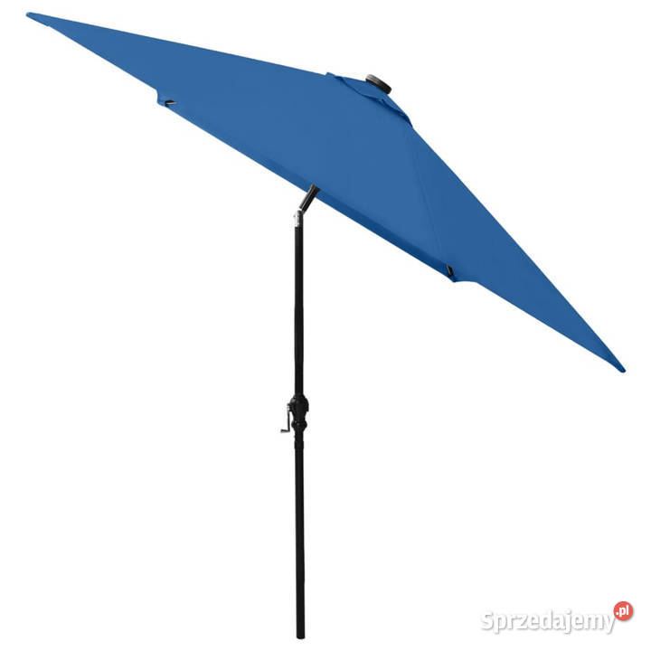 Parasol ogrodowy z LED i stalowym słupkiem mazowieckie Warszawa