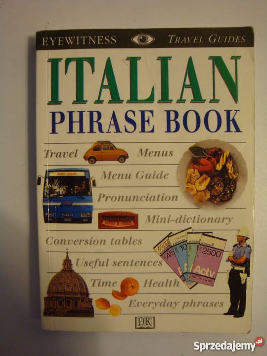 ITALIAN PHRASE BOOK TRAVEL GUIDES angielski