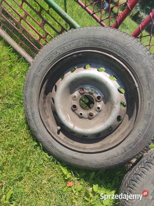 4x koła opony 14570 R13 Fiat Seicento Pozostałe Pisarzowice