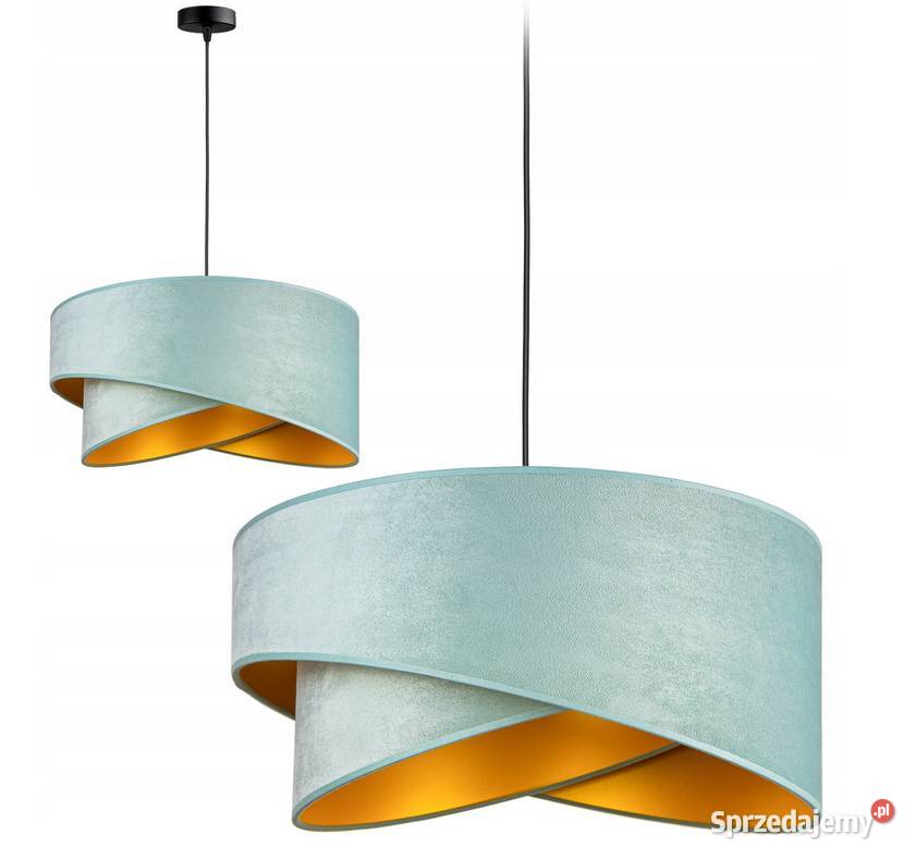 LAMPA WISZĄCA SUFITOWA ŻYRANDOL ABAŻUR kolory Choroszcz