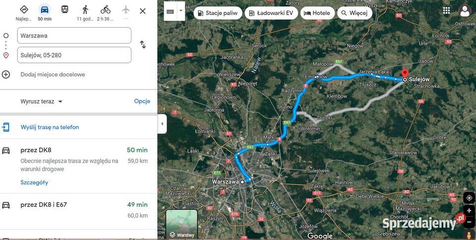 Sulejów gm Jadów 50 min Wawy