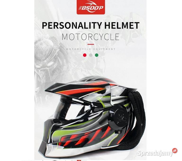 Kask motocyklowy Predator ROZMIAR L śląskie Sosnowiec sprzedam
