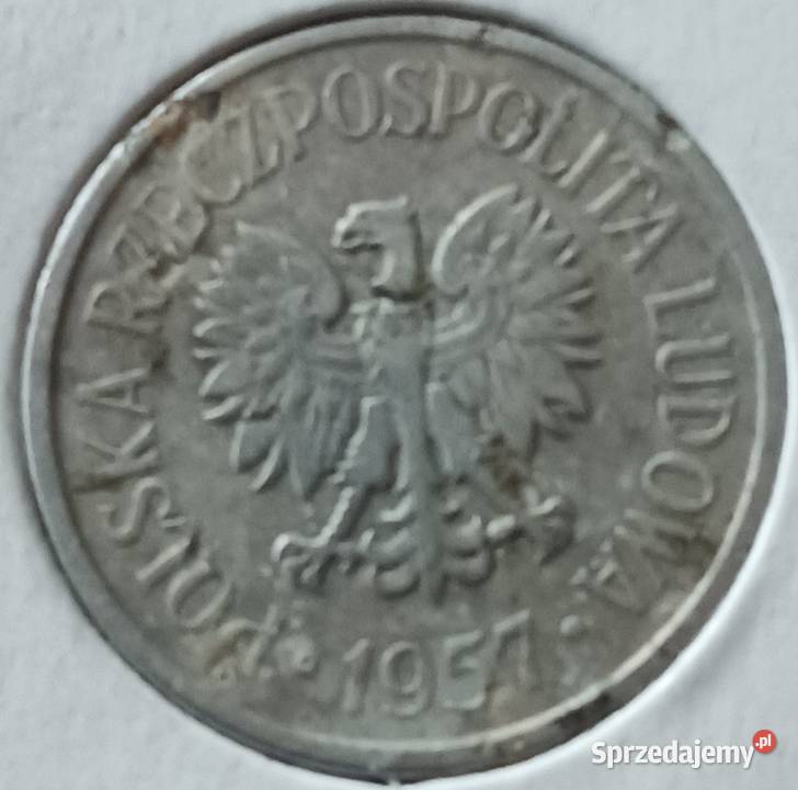20 Groszy 1957 r Szeroka data rzadkość wielkopolskie Konin sprzedam
