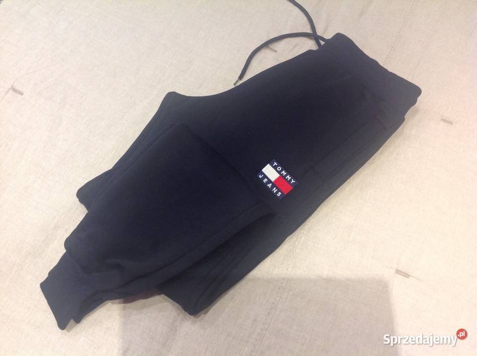 Spodnie Dresowe Tommy Hilfiger r L Ciemny Granat