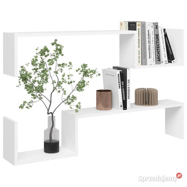 vidaXL Półki ścienne 2 biały 100x15x20 SKU807268 Warszawa sprzedam