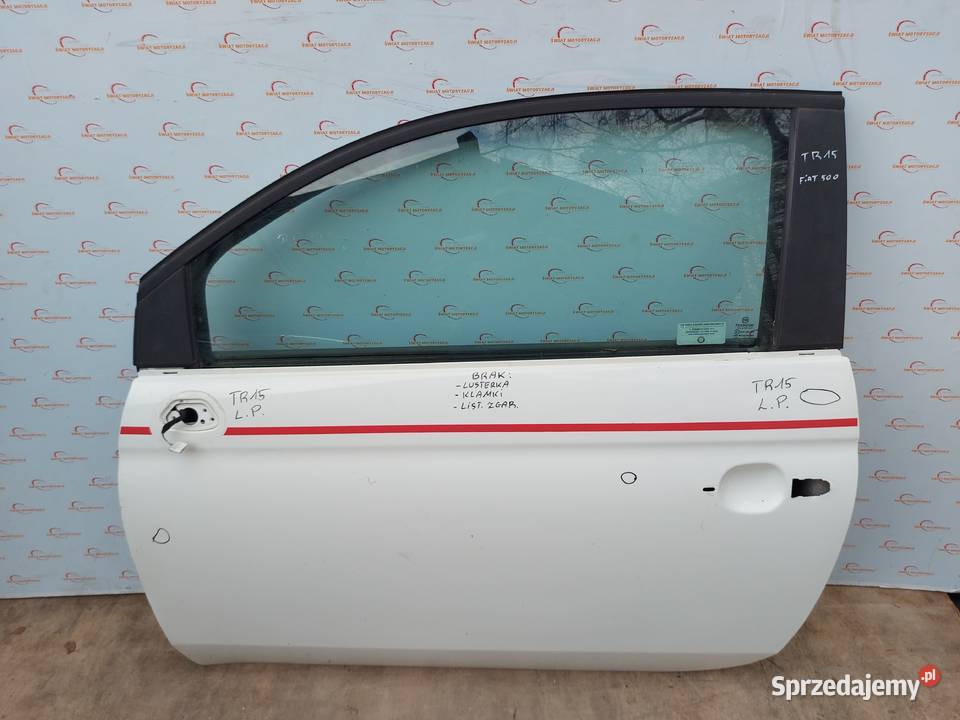 FIAT 500 10r drzwi lewe przód 110 mikronów osobowe świętokrzyskie