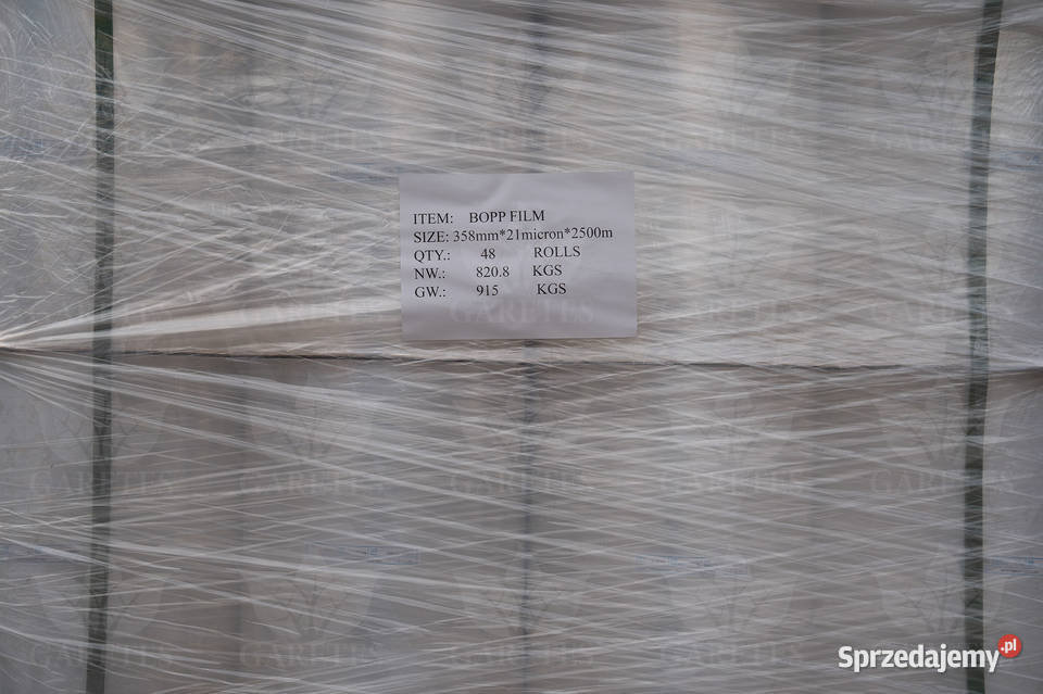 Folia celofanowa BOPP polipropylenowa 358mm Warszawa