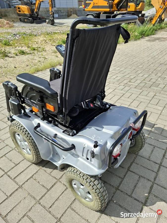 Wózek inwalidzki na zewnątrz duży mocny Invacare Zdrowie i Uroda Syców