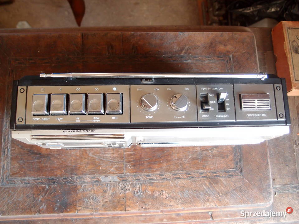 radiomagnetofon D7419 Philips z lat 80tych PRLu Radioodtwarzacze Łódź