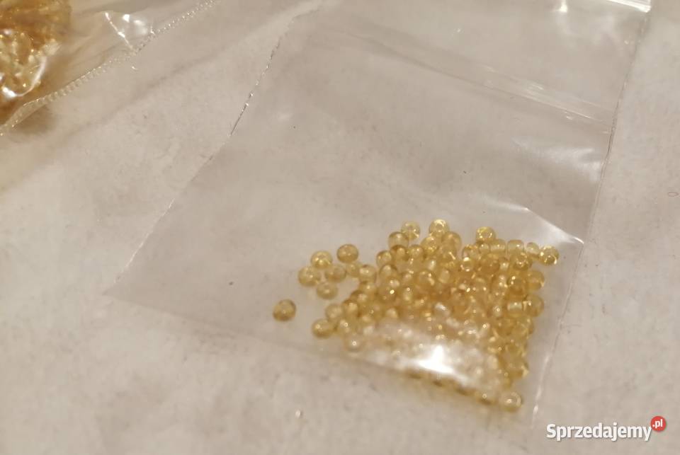 Koraliki 2mm przeźroczyste ecru 50g 16 Kreatywne Czeladź