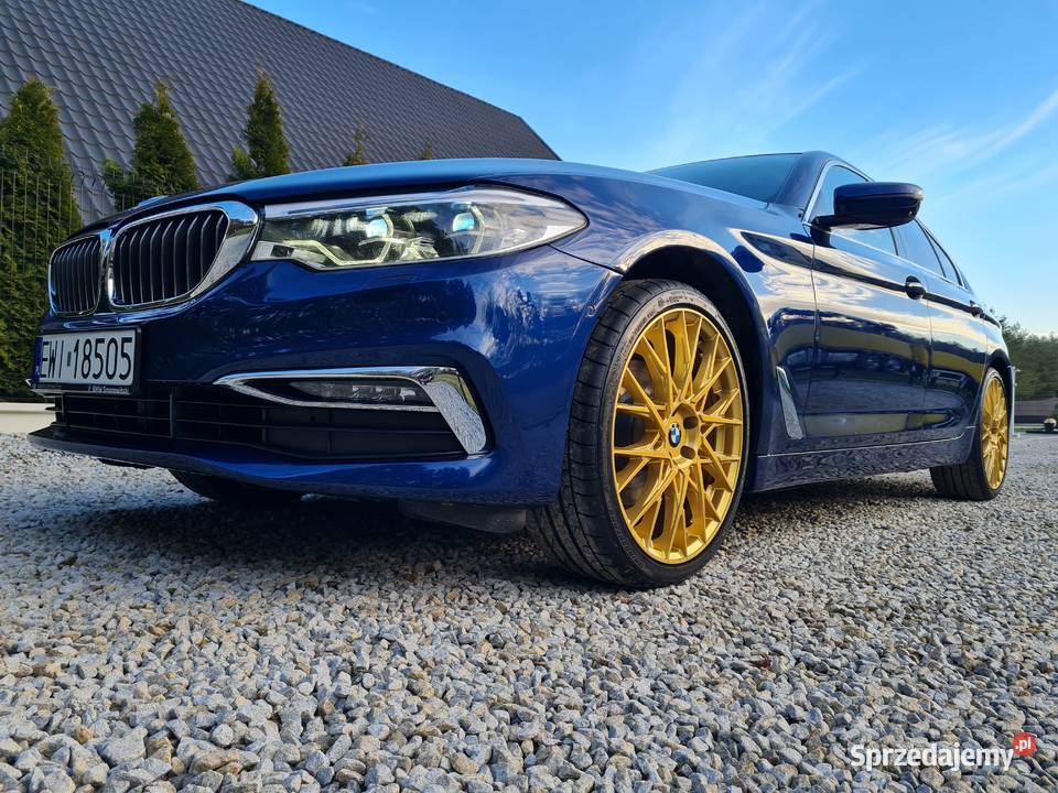BMW 5 4x4 XDrive salon ory przebieg koła Skomlin
