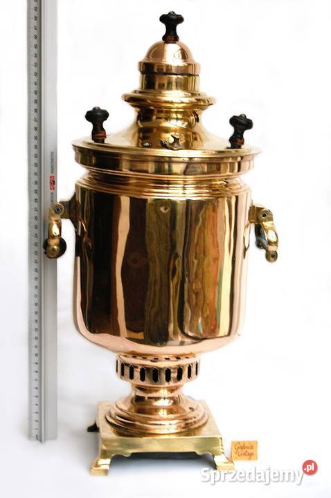 Samowar mosiężny carski Carska Rosja Moskwa inny kolor Lublin