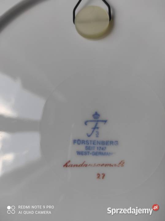 Cztery różne talerze sygnowana porcelana dolnośląskie Legnica