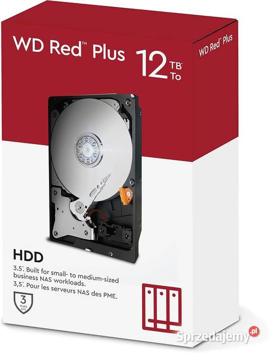 Dysk twardy WD Red Pro NAS 12 TB Zawiercie