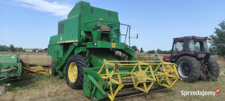 John Deere 950 6 cyl heder 3 m sprawny lubelskie Sułoszyn