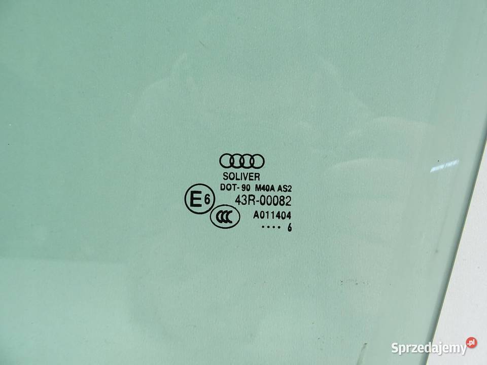 SZYBA DRZWI LEWA LEWY PRZÓD PRZEDNIA AUDI Q3 8U