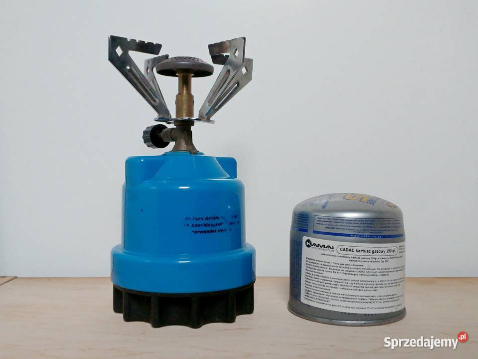 Kuchenka gazowa turystyczna i kartusz z gazem Wrocław