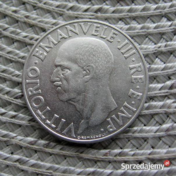 Włochy 1 Lir 1939r Niemagnetyczna