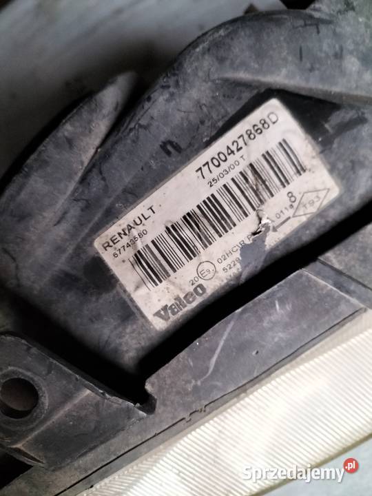 RENAULT MEGANE LAMPA PRZÓD PRZEDNIA PRAWA Kamień-Kolonia